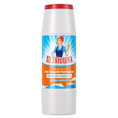 Порошок чистящий Хозяюшка Морская свежесть, универсальный, 450 г
