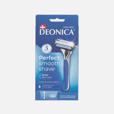 Бритвенный станок Deonica мужской, со сменной кассетой с 5 лезвиями