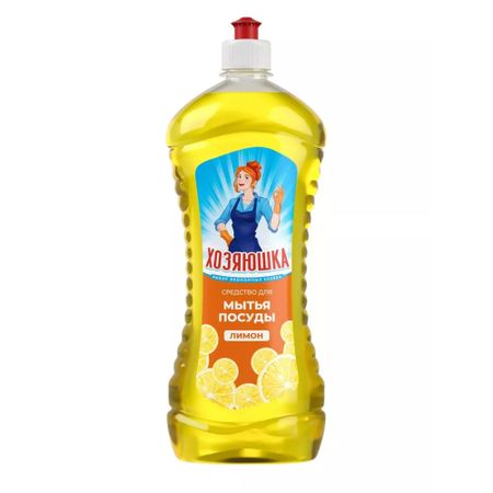 Средство для мытья посуды Хозяюшка лимон 900 мл
