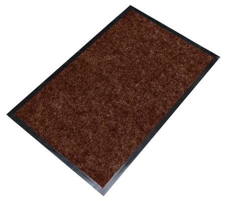 Ковер входной In'Loran влаговпитывающий коричневый, 50х80 см