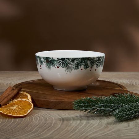 Салатник Елка/Christmas tree II полиэстерная скатерть merry christmas tree snowflake