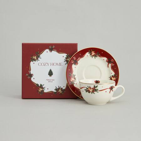 Чайная пара Рождественская сказка/ Christmas tale рождественская повязка на голову с рогом оленя