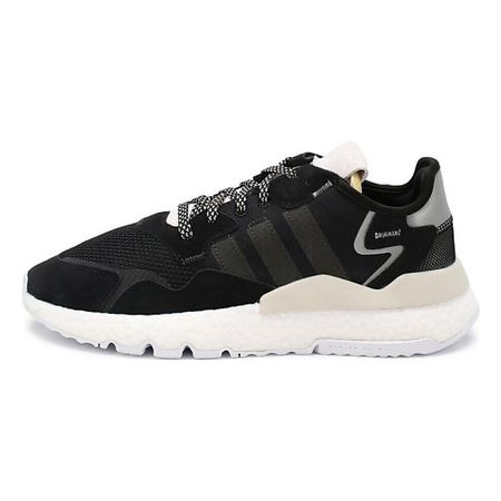 Кроссовки ADIDAS ORIGINAL Кроссовки Nite Jogger Core Black Raw White Women's