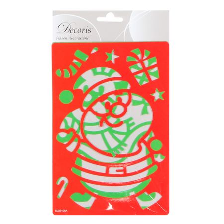 Набор наклеек новогодних Kaemingk 14x21 см 2 листа суперзвезды k pop 100 наклеек красный