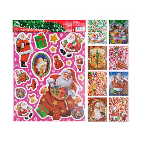 Наклейки новогодние Koopman NY в ассортименте