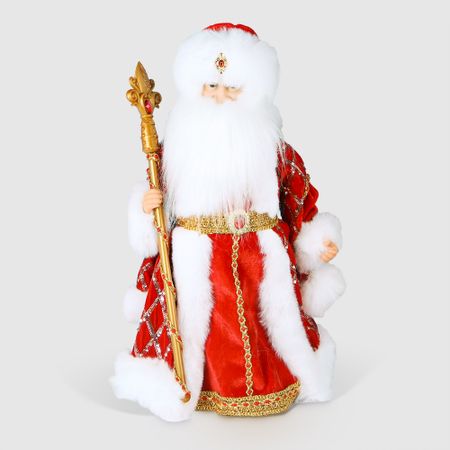 Фигура с мелодией Sote Toys Дед Мороз в красной шубе 50 см