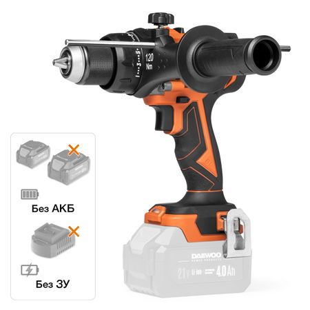 Дрель-шуруповерт ударная аккумуляторная DAEWOO DAA 6521Li без АКБ и ЗУ