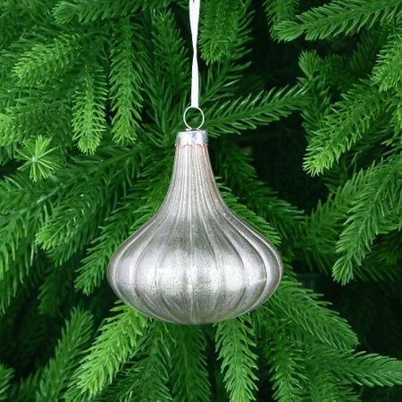 Игрушка ёлочная Yancheng Shiny шар стеклянный золотистый 8 см