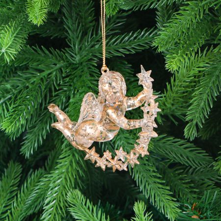 Игрушка ёлочная Christmas Wonderlan из акрила мальчуган 6 см