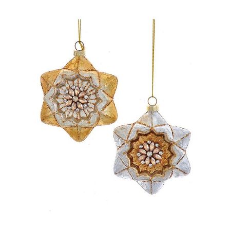 Игрушка елочная Kurt S.Adler снежинки 11 см в ассортименте