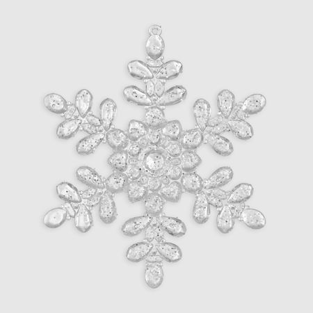 Подвеска Due Esse Christmas снежинка 13 см в ассортименте