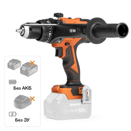 Дрель-шуруповерт ударная аккумуляторная DAEWOO DAA 7521Li без АКБ и ЗУ