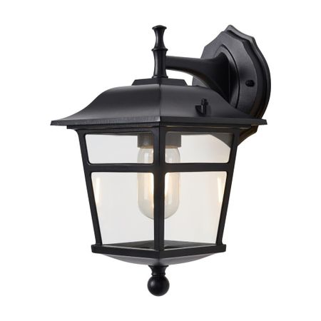 Светильник садово-парковый настенный Voltega Noon черный 280 мм E27 40 Вт IP44 (VGL7213WL-01B)