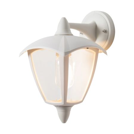 Светильник садово-парковый настенный Voltega Corse белый 270 мм E27 13 Вт IP44 (VGL7306WL-01W)