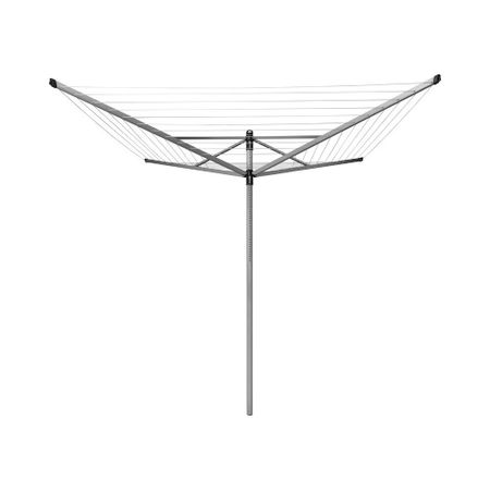 Сушилка для белья напольная уличная Brabantia Lift-O-Matic 40 м 1870х2950х2950 мм серая металлик