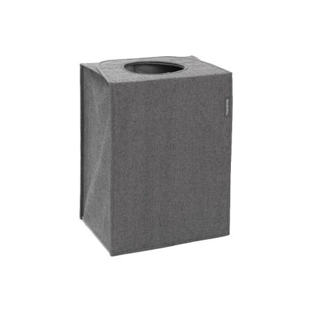 Корзина для белья Brabantia 405х295х540 мм 55 л складная серо-черная (120381)