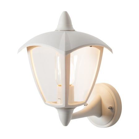 Светильник садово-парковый настенный Voltega Corse белый 270 мм E27 13 Вт IP44 (VGL7306WL-01W1)