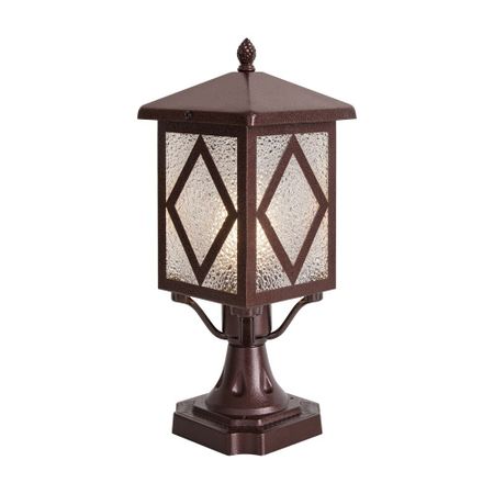 Светильник садово-парковый Voltega Heim бронза 330 мм E27 40 Вт IP44 (VGL7210FL-01BR)