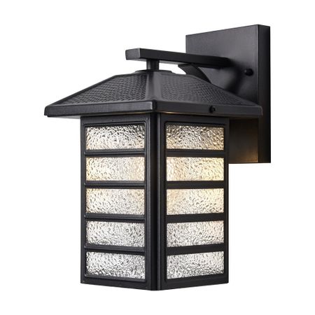 Светильник садово-парковый настенный Voltega Peek черный 245 мм E27 40 Вт IP44 (VGL7216WL-01B1) светильник садово парковый настенный maytoni goiri бронза e27 60 вт ip44 o029wl 01bz