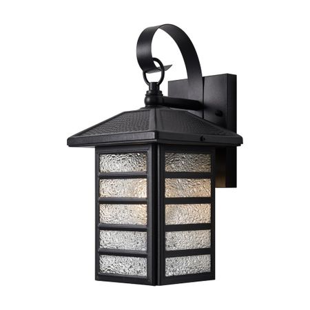 Светильник садово-парковый настенный Voltega Peek черный 300 мм E27 40 Вт IP44 (VGL7216WL-01B) светильник садово парковый настенный maytoni goiri бронза e27 60 вт ip44 o029wl 01bz