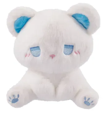 Мягкая игрушка Котик сидит (белый) (20см) (12-0960-202507-T2)