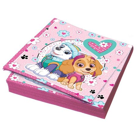 Салфетки бумажные Щенячий патруль 33х33 см 20 шт