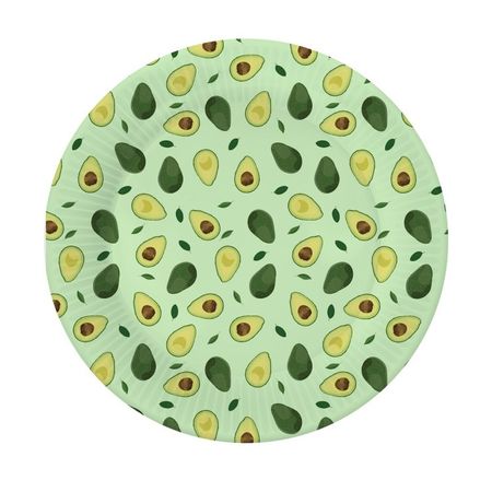 Тарелки бумажные ND Play Авокадо2 18 см 6 шт