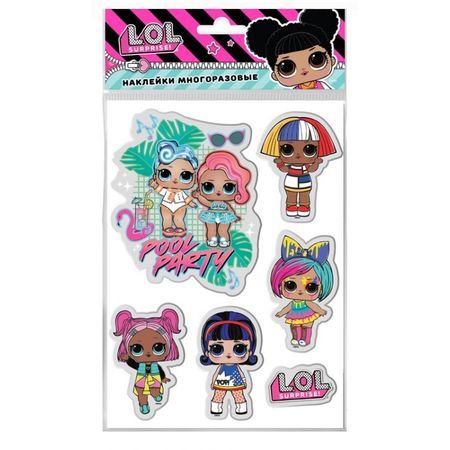 Наклейки гелевые L.O.L. в ассортименте