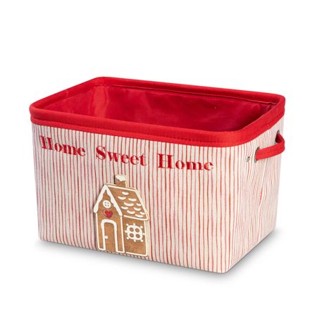 Корзина для хранения Dome Снебу красный, бежевый