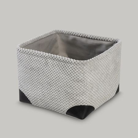 Корзины Prime Prive набор для хранения Ивор серый, чёрный, 3 предмета