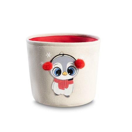 Корзина для хранения Dome эйра бежевая, красная