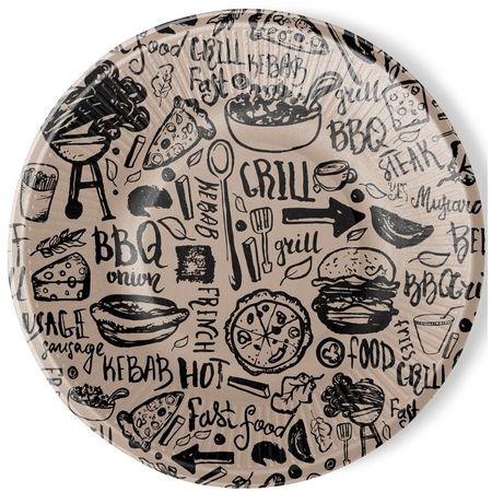 Тарелки бумажные ND Play Крафт 23 см 6 шт