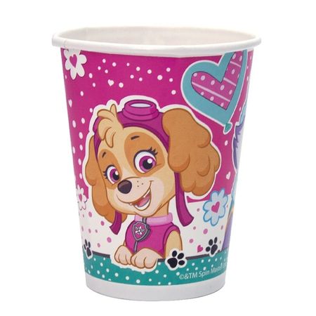 Стаканы бумажные Щенячий патруль 250 мл 6 шт в ассортименте