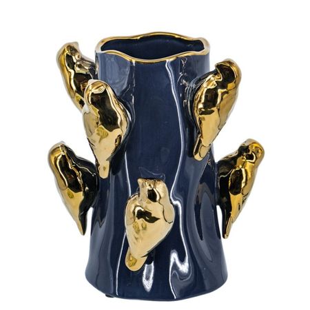 Ваза Glasar с птичками 22х22х24 см