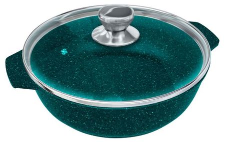 Жаровня Нева металл посуда Pagasse со стеклянной крышкой, 2,5 л