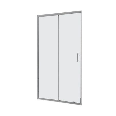 Душевая дверь BelBagno Uno стекло прозрачное 130х185 см профиль хром 5 мм раздвижная (UNO-BF-1-130-C-Cr)