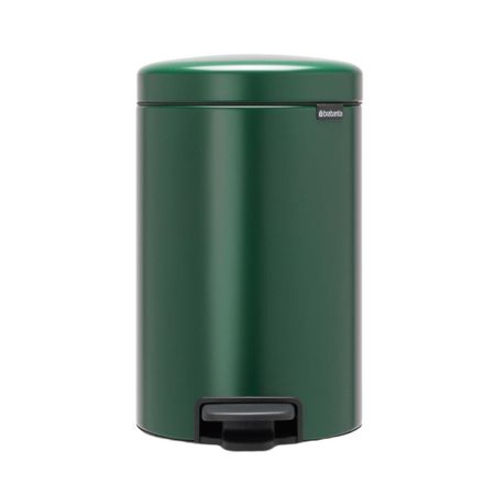 Ведро для мусора Brabantia NewIcon с крышкой 12 л металл зеленая сосна с педалью подставка для книг металл зеленая глобус