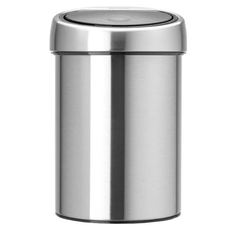 Ведро для мусора Brabantia Touch Bin с крышкой 3 л металл стальное матовое