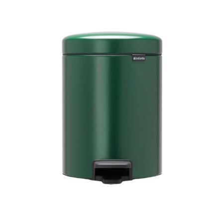 Ведро для мусора Brabantia NewIcon с крышкой 5 л металл зеленая сосна с педалью подставка для книг металл зеленая глобус
