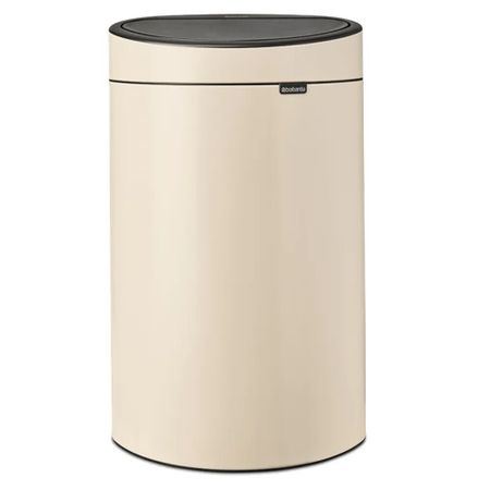 Ведро для мусора Brabantia Touch Bin New с крышкой 40 л металл бежевое