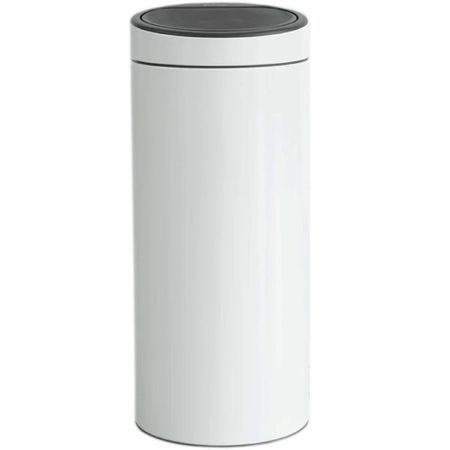Ведро для мусора Brabantia Touch Bin New с крышкой 30 л металл белое