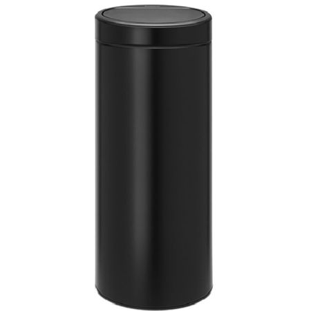 Ведро для мусора Brabantia Touch Bin New с крышкой 30 л металл черное кнопка открытия багажника для ford focus mk3 iii 2010 2014 замена открывания крышки багажника
