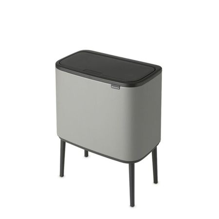 Ведро для мусора Brabantia Bo Touch Bin с крышкой 36 л металл минерально-серое