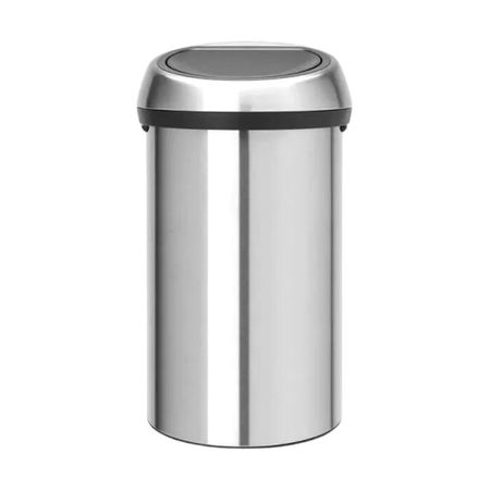 Ведро для мусора Brabantia Touch Bin с крышкой 60 л металл стальное матовое