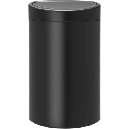 Ведро для мусора Brabantia Touch Bin New с крышкой 40 л металл черное