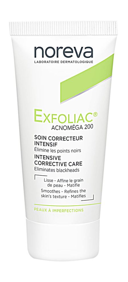 Noreva Exfoliac Acnomega 200 Intensive Corrective Care омега 3 жирные кислоты imokey высокой концентрации 90 шт 1620 мг