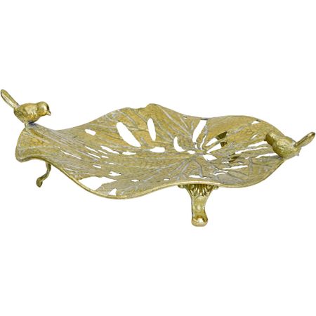 Блюдо Glasar с птичками 33х30х9 см