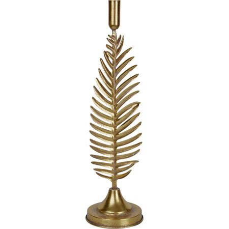 Подсвечник Glasar Лист 12х12х43 см