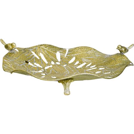 Блюдо Glasar с птичками 43х39х10 см