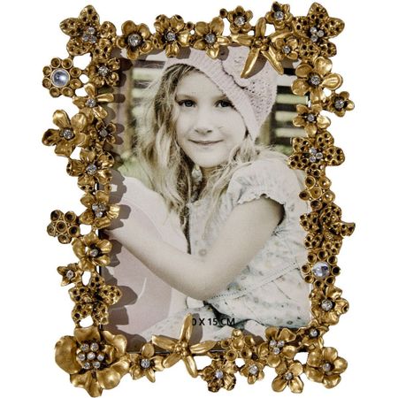 Фоторамка настольная Glasar Флора (10х15см) 15х2х19 см